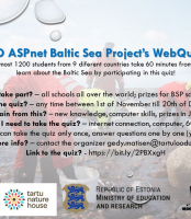 Baltic Sea web quiz 2019 is ready!